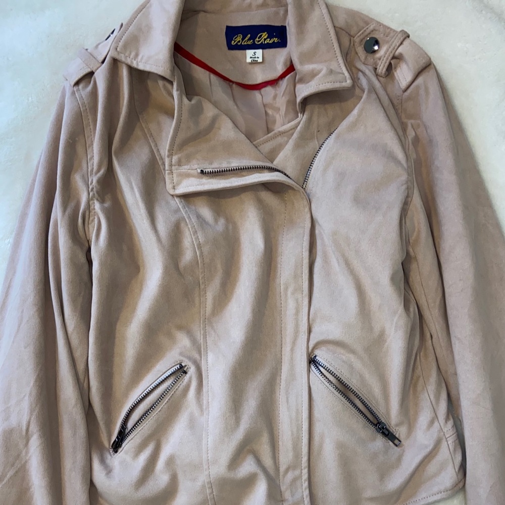 Tan/pink Suede jacket